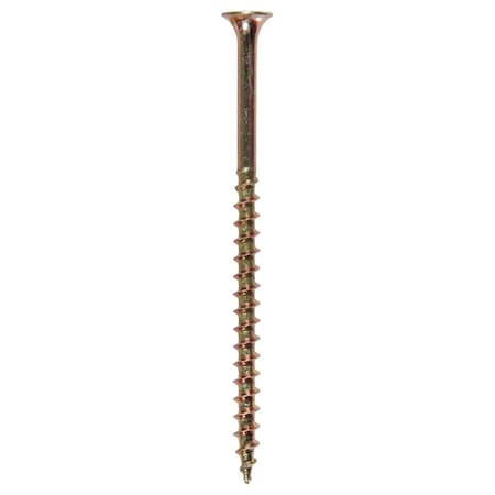 Hillman No. 8 x 3 in. Phillips Bugle Head Yellow Zinc-Plated Steel Wood Screws, 50PK 5000553